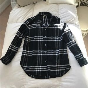 Black & white Flannel shirt